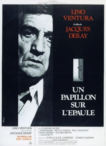 Un papillon sur l'épaule