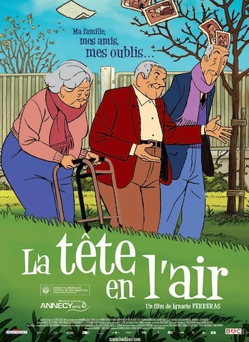 La tête en l'air