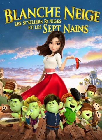 Blanche Neige, les souliers rouges et les 7 nains