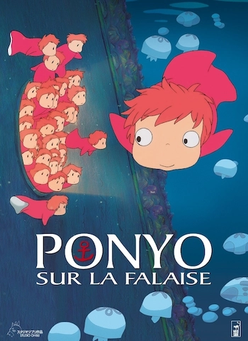 Ponyo sur la falaise